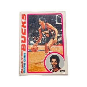1978-79 TOPPS - #126 Marques Johnson, Milwaukee Bucks